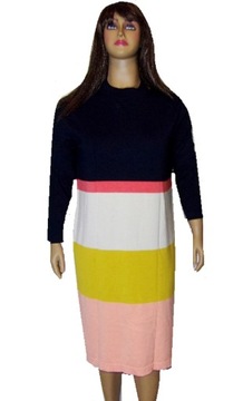 sukienka dzianinowa swetrowa 48/50 plus size