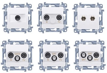 SIMON 10 ЧЕТЫРЕХРАМНАЯ РАМА БЕЛАЯ CR4/11