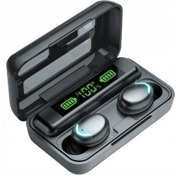 SŁUCHAWKI BEZPRZEWODOWE BLUETOOTH 5.0 + POWERBANK