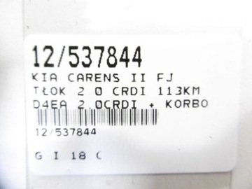 KIA CARENS II PÍST + OJNICE 2,0CRDI D4EA