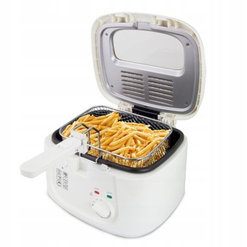 TRADYCYJNA FRYTKOWNICA FRYTOWNICA OLEJOWA MOCNA 1800W POJEMNOŚĆ 2,5L