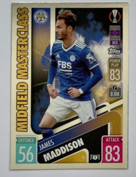 Topps Match Attax 2021/22 MIDFIELD MADDISON 96