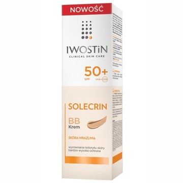IWOSTIN SOLECRIN BB Krem ochrona przeciwsłoneczna SPF 50+ 30ml