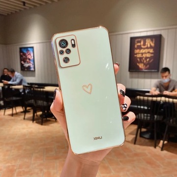 Силиконовый чехол для телефона с квадратным покрытием и сердечком для Xiaomi