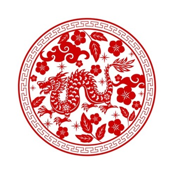 Naprasowanka Japonia smok 3 do 20cm