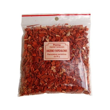 DRZEWO SANDAŁOWE czerwone 100% ORYGINALNE - 30g