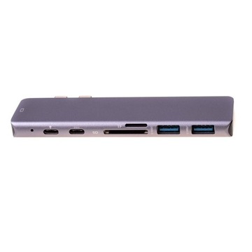Адаптер HUB 7in1 USB-C HDMI 4K SD Macbook Pro / Air