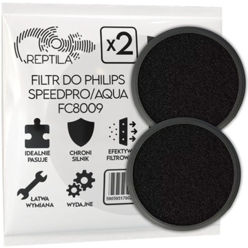 2x FILTR do PHILIPS SpeedPro SpeedPro Aqua FC6721-6729 FC8009 FC8009/01
