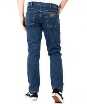 Męskie spodnie jeansowe dopasowane Wrangler TEXAS SLIM W32 L32