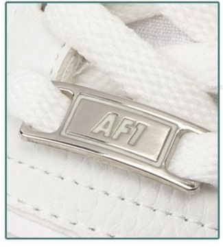 2 шт. металлическая пряжка для обуви со светящейся подсветкой AF1