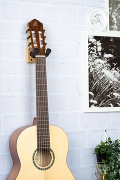 Wieszak gitarowy ścienny Ortega OGH-1NT drewno uchwyt ścienny