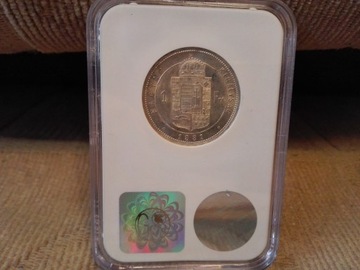 Franz Joseph I 1 forint 1881 KB moneta srebrna