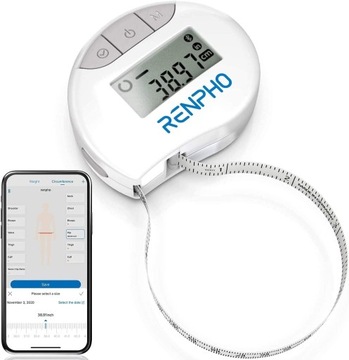 MIARA DO OBWODU CIAŁA BLUETOOTH RENPHO