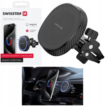 SWISSTEN MAGNETIC держатель для телефона на решетку, совместимый с MagSafe