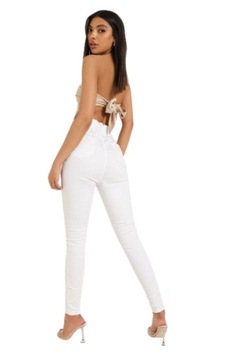 Boohoo spodnie jeansowe skinny plus size defekt 46