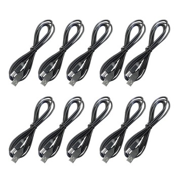 10 шт. в упаковке с разъемами USB 2.0 типа A, штекер B, длина 0,3 метра