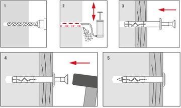 Kołki szybkiego montażu rozporowe 8x80 SM do betonu | WKRĘT-MET | 100 szt.