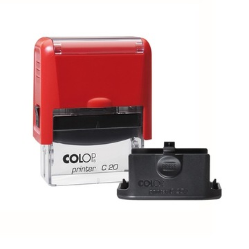 Штамп малый COLOP C20 ИМЯ ВРАЧА, до 4 строк + ДИЗАЙН и ЛАСТИК