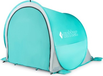 САМОСБОРНАЯ ЗАКРЫВАЕМАЯ ПЛЯЖНАЯ ТЕНТА UV50 БИРЮЗОВЫЙ OUTTEC