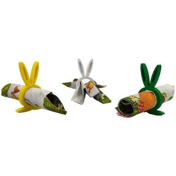 6x Салфетница Кольца для салфеток ПАСХАЛЬНЫЙ ЗАЯЦ