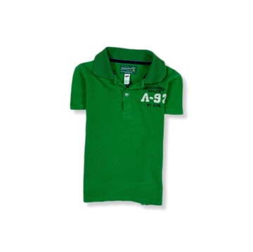 Abercrombie polo dziecięce zielone unikat logo S