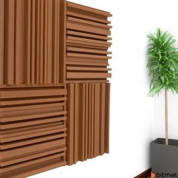 Bitmat EQUALIZER wygłuszający DECOR panel na ścianę do pokoju gameingowego