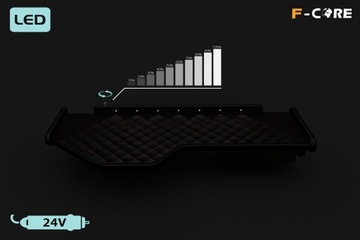 Полка TIR VOLVO FH2 98-01 ящик экокожа FH12