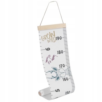 ХОЛСТ ДЛЯ ИЗМЕРЕНИЯ ВЫСОТЫ, ПОДВЕСНОЙ 21X200 СМ, ЦИФРЫ