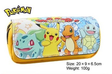 PIÓRNIK NA PRZYBORY PODWÓJNY SASZETKA SZKOLNY POKEMON