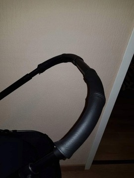 Nakładka skórzana na rączkę wózka Cybex Balios M wersja na zamek