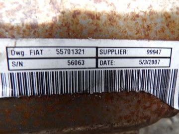 FIAT GRANDE PUNTO SERVO  ELEKTRICKÉ SLOUPEC EVROPA 55701321
