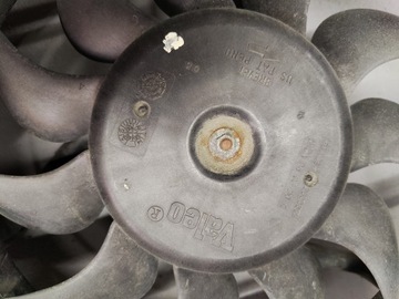 Вентилятор радиатора VW T4 подъемный с рамкой 28см 11 лопастей 7D0959455M VALEO