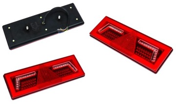 LAMPA LED TYLNA ZESPOLONA LEWA PRZYCZEPY KAMAR 12V