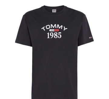 Tommy Jeans T-shirt męski TJM CLSC 1985 RWB granatowy Regular Fit roz. XL