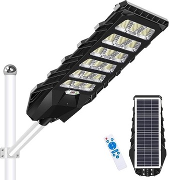 LAMPA SOLARNA LED OŚWIETLENIE ULICZNE 600W LEDMO