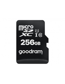 КАРТА ПАМЯТИ GOODRAM MICRO SD + АДАПТЕР 256 ГБ КЛАСС 10 UHS-I