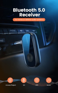 АДАПТЕР AUX BLUETOOTH 5.0 UGREEN Qualcomm aptX LL