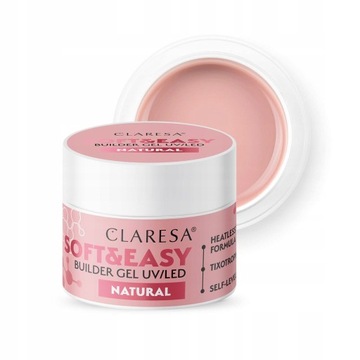 Claresa żel budujący gel do paznokci NATURAL 12 g