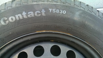 4X ZIMNÍ VW PASSAT GOLF CONTI TS830 195/65/15 8MM