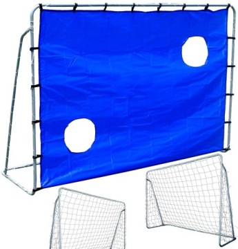 BRAMKA PIŁKARSKA DUŻA Z MATĄ DO TRENINGU STRZAŁÓW