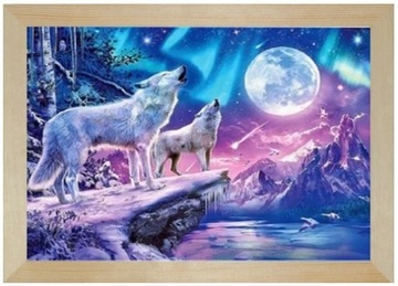 RAMKA SOSNOWA DOPASOWANA DO DIAMOND PAINTING 30x30