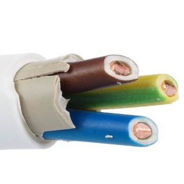 Przewód 3 żyłowy 3 x 1,5 mm2 YDY 750V 15m PL
