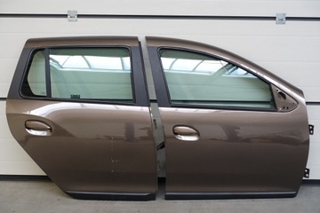 DACIA LOGAN II MCV DRZWI PRAWE PRZÓD TYŁ KOMPLETNE