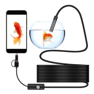 Kamera endoskopowa LED USB elastyczna wodoodporna
