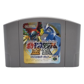 Pokemon Stadium Gold Silver Crystal Nintendo 64