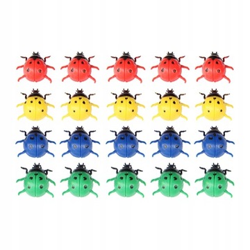 Żywica biedronki Flatback 3d biedronka Charms