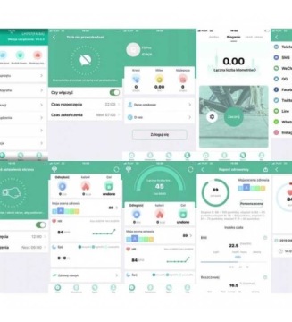 SMARTWATCH ВОДОНЕПРОНИЦАЕМЫЕ ПОДКЛЮЧЕНИЯ ДЛЯ ЧАСОВ PL MENU SPORT PULS SMART WATCH