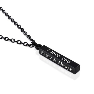 New I Love You Lettering Stainless Steel Wishing P