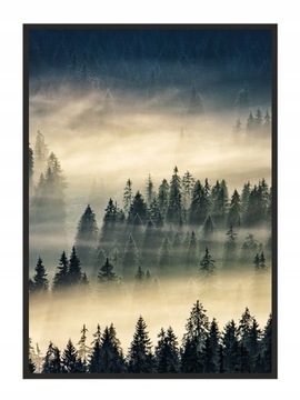 OBRAZ PLAKAT W RAMIE 53x73 cm Góry P1843
