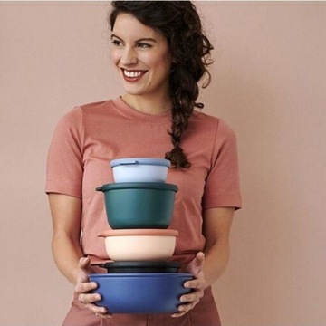 MISKA Z POKRYWKĄ CIRQULA NORDIC BLUSH MEPAL 2000ML